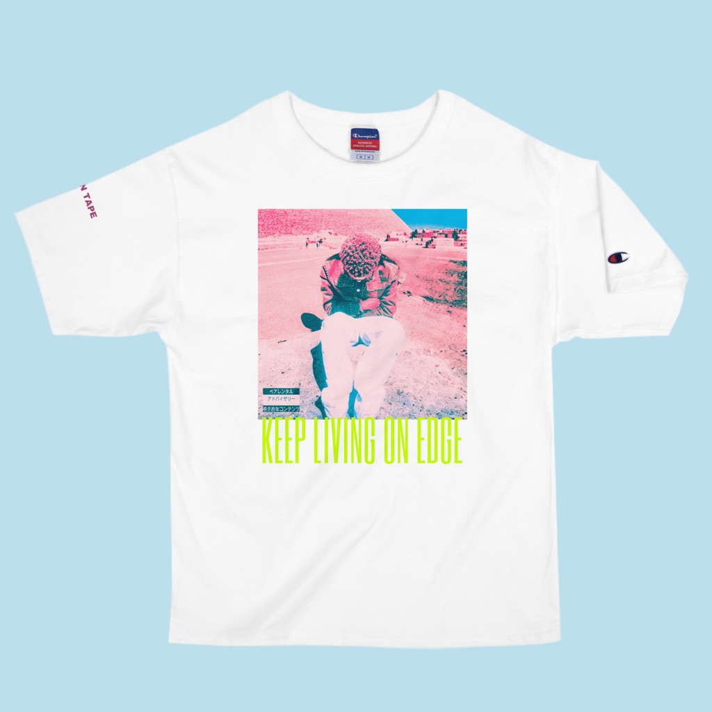 “BROWN TAPE” Champion T-Shirt