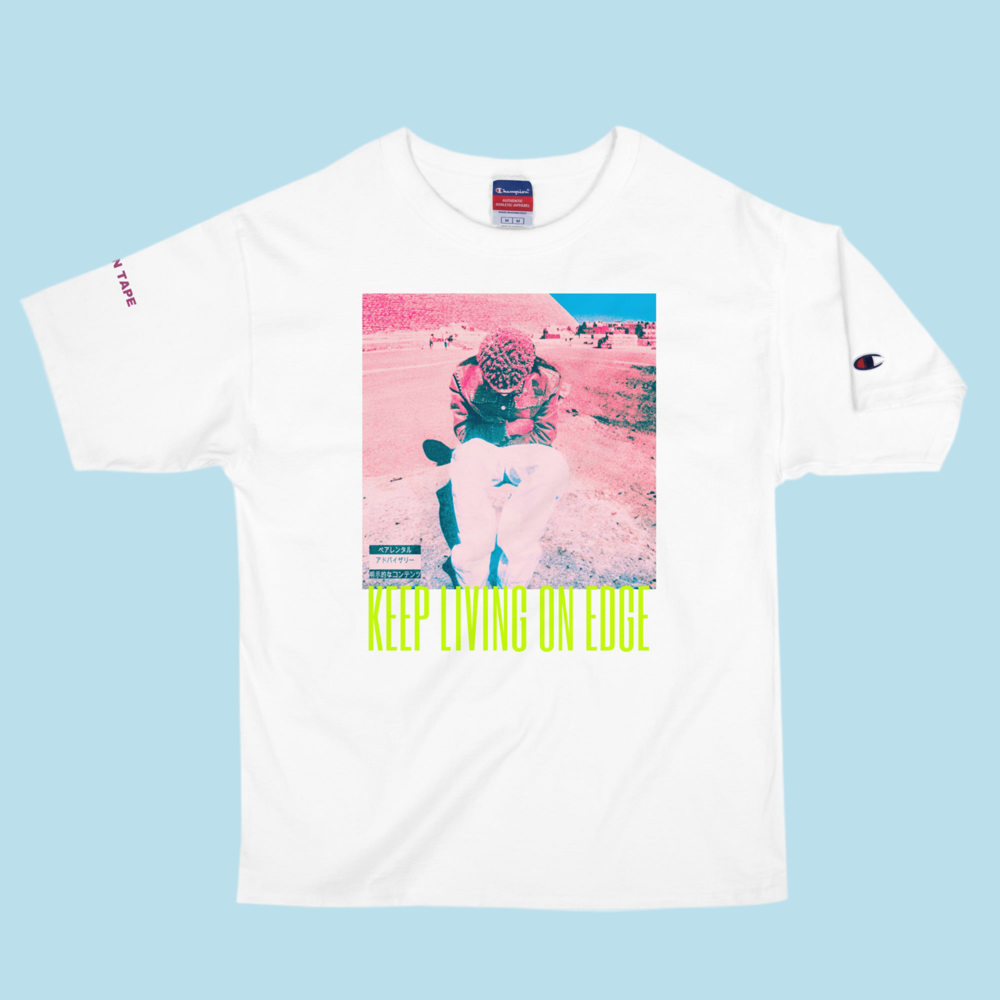 “BROWN TAPE” Champion T-Shirt