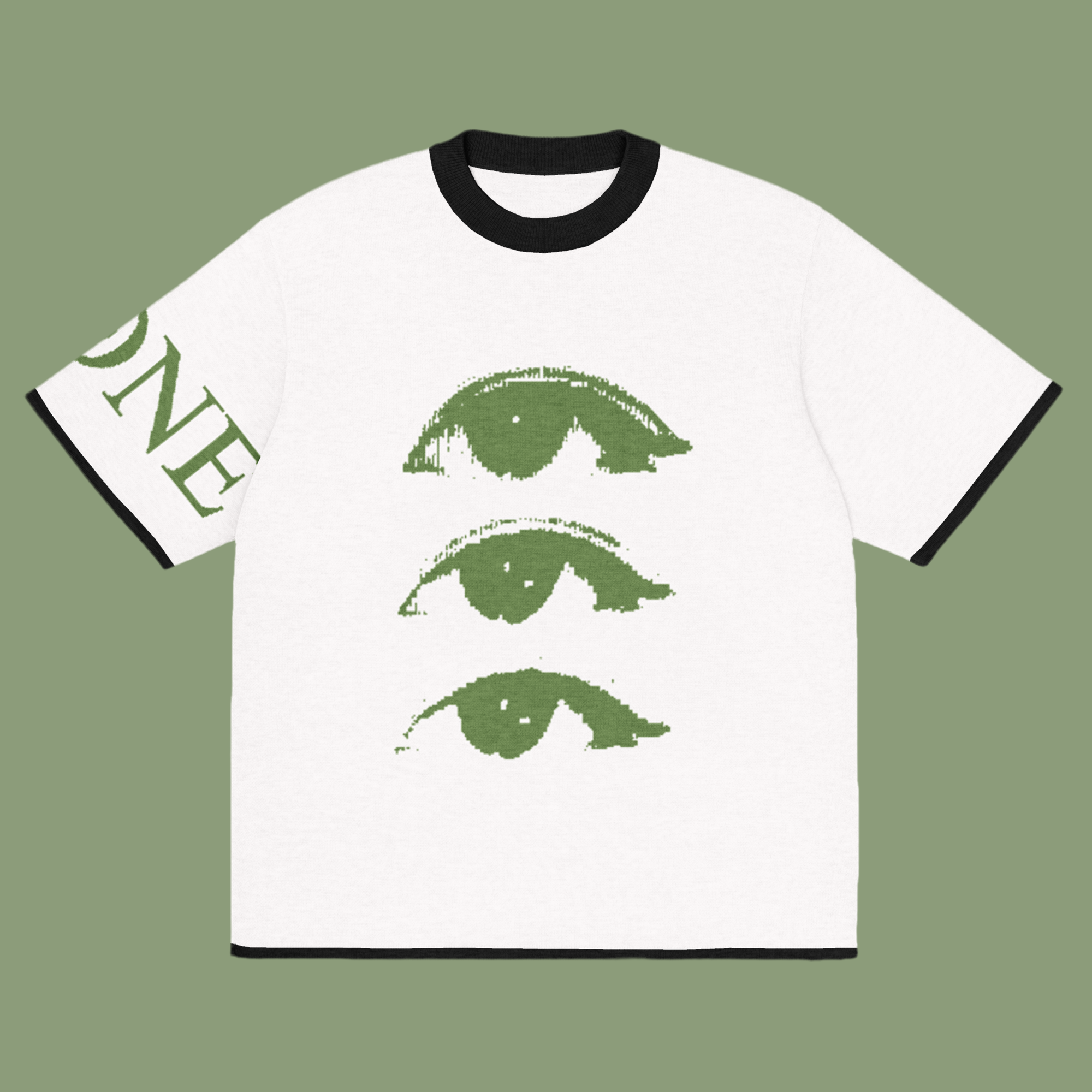 Green See All Klone Knitted classic tee